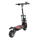 Elektrická koloběžka S3-11, dvojitý motor 6000W, baterie 60V 38Ah, 11palcová terénní kola, dojezd 100–120 km, nosnost 200 kg, hliník, černá 4