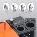 Elektrická ostřička vrtáků MR-13A 120 W brousek na vrtáky 3 až 13 mm s 11 kleštinami nastavitelný úhel hrotu 95 až 135° oranžová 2
