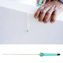 Elektrická řezačka polystyrenu s horkým drátem 5 cm s napájecím adaptérem 110–240V kovový drát zelená rukojeť řezání pěny 2