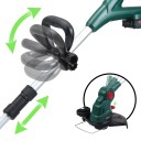 Elektrická sekačka na trávu POSENPRO teleskopická tyč 96-124 cm záběr 26 cm 2 baterie 20 V 2000 mAh 8000 ot/min zelená vyžínač na trávu 2