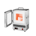 Elektrická tavicí pec z nerezové oceli, 1500 W, max. 1200 °C, digitální regulace teploty, stříbrná, pro šperky a kovy v dílně 2