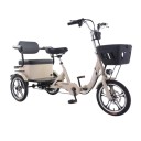 Elektrická tříkolka se dvěma sedátky Motor 400 W Rychlost 23 km/h Dojezd 50 km Baterie 48 V 20 Ah Přední i zadní koš Rozměry 175 x 90 cm 1