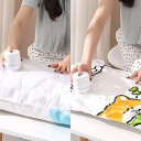 Elektrická vakuová pumpa 6,6 x 9 cm 30 W AC 200–240 V Odsávačka vzduchu z vakuových vaků ABS podtlak 4,0 kPa pro ventily do 3,8 cm 2