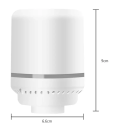 Elektrická vakuová pumpa 6,6 x 9 cm 30 W AC 200–240 V Odsávačka vzduchu z vakuových vaků ABS podtlak 4,0 kPa pro ventily do 3,8 cm 3