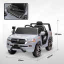 Elektrické auto pro děti s dálkovým ovládáním do 15 m baterií 12 V a MP3 hudbou 107 x 65 x 55,5 cm s nosností 30 kg pro děti od 3 let 3