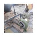 Elektrické dúchadlo pre gril a kováčsku pec s regulátorom otáčok 22 × 18,5 × 12,5 cm kovová konštrukcia zelené pre uhlie a pece 3