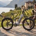 Elektrické horské kolo Shengmilo S600 Pro Dva motory 2 x 80 Nm Baterie 48 V 25 Ah Shimano 7 rychlostí Celoodpružené Šedé Do terénu i města 6