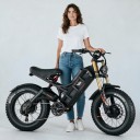 Elektrické kolo EAHORA Romeo II Dva motory 2500 W Batéria 52 V 60 Ah Dojazd cez 192 km Celoodpružený Fat bike 20 x 4,5 palca Čierne 3