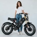 Elektrické kolo EAHORA Romeo II Dva motory 2500 W Baterie 52 V 60 Ah Dojezd přes 192 km Celoodpružené Fat bike 20 x 4,5 palce Černé 3