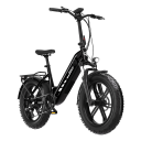 Elektrické kolo Motor 250 W Rychlost 25 km/h Dojezd 55-75 km Baterie 48 V 20 Ah Pneumatiky 20 palců 7 rychlostí Shimano Kotoučové brzdy 2