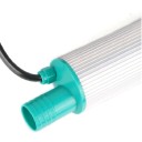 Elektrické ponorné čerpadlo na naftu i vodu 12 V 30 l/min 100 W tyrkysové z hliníkové slitiny s nerezovým filtrem na přečerpávání paliva 3