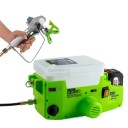 Elektrický bezvzduchový stříkací stroj 500 W batohová vysokotlaká pistole 21 V nádoba 1,7 l tlak 17 MPa na stěny fasády dřevo i kov 6