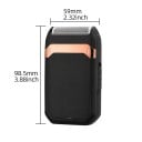 Elektrický fóliový holicí strojček pre mužov Mokré i suché holenie Nerezová oceľ USB-C nabíjanie Rozmer 9,85 x 5,9 cm Čierny Na fúzy i tvár 3