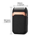 Elektrický fóliový holicí strojek pro muže Mokré i suché holení Nerezová ocel USB-C dobíjení Rozměr 9,85 x 5,9 cm Černý Na vousy i obličej 3