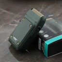 Elektrický holiaci strojček kompaktný dizajn 600 mAh lítiová batéria USB-C nabíjanie svetelný indikátor čierny zelený cestovné holenie 4