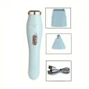 Elektrický holicí strojek 3 v 1 nabíjecí USB 13,5 x 3,2 cm výměnné hlavice pro tělo obličej nos a uši 1
