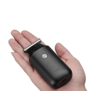 Elektrický mini zastřihovač vlasov VGR s rozsahom strihu 0–3 mm bezdrôtový holiaci strojček USB-C nabíjanie čierny na bradu aj kontúrovanie 3