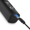 Elektrický napěňovač mléka a šlehač 2v1 Spirála i metla 3 rychlosti Nabíjení USB-C Nerezová ocel Na kávu i vejce 5