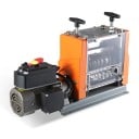 Elektrický odizolovací stroj na kabely 60 W pro dráty 1,5 až 25 mm 7 odizolovacích kanálů litinové tělo na recyklaci mědi oranžová 1