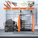Elektrický odizolovací stroj na kabely 60 W pro dráty 1,5 až 25 mm 7 odizolovacích kanálů litinové tělo na recyklaci mědi oranžová 2