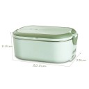Elektrický ohřívací box na jídlo s objemem 1000 ml a dvěma oddělenými prostory s ohřevem na 60 až 65 °C o rozměrech 20,5 x 13 x 8,5 cm 4