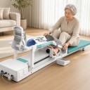 Elektrický rehabilitačný stroj na kolena CPM Trenažér kolenného kĺbu Ohýbanie a natiahovanie Bielo-modrý Pre cvičenie dolných končatín 5