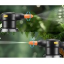 Elektrický ruční postřikovač Dobíjecí rozprašovač s rotační tryskou 360° 2 l ABS a HDPE Černý Na zálévání zahradních rostlin a dezinfekci 5