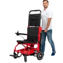 Elektrický schodolez pre invalidný vozík Bezkartáčový motor 500 W Nosnosť 165 kg Hliníková zliatina Batéria 24 V 13 Ah Preprava po schodoch 4