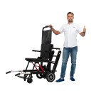 Elektrický schodolez pre invalidný vozík Bezkartáčový motor 500 W Nosnosť 165 kg Hliníková zliatina Batéria 24 V 13 Ah Preprava po schodoch 3