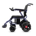 Elektrický skládací invalidný vozík 500W motor, hmotnosť 27 kg, nosnosť 120 kg, 8" a 12" kolesá, prenosný pre seniorov 3