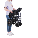 Elektrický skládací invalidný vozík 500W motor, hmotnosť 27 kg, nosnosť 120 kg, 8" a 12" kolesá, prenosný pre seniorov 5
