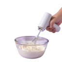 Elektrický šlehač ruční bezdrátový 13 W kompaktní 10,8 × 13 cm s nerezovými metlami kuchyňský mixér na šlehání 3