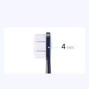 Elektrický sonický zubný kartáč 4 mm ultratenká hlavica LED displej Plynulá regulácia výkonu Dobíjací kartáč Super mäkké nylonové štetiny 2