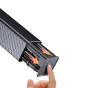 Elektrický šroubovák sada 57 v 1 přesné bity H4x28 mm S2 ocel 500 mAh Li-ion černé provedení pro opravy elektroniky a mobilů 3