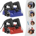 Elektrický stěnový hoblík 1300 W na omítku a tmel, hoblovací válec 15 cm, hloubka 1–4 mm, 21 břitů, 1000–4000/min, červeno-černý 4