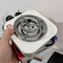 Elektrický vařič 500 W plotýnka 100 mm kovové tělo s termostatem a ochranou proti přehřátí na uhlíky do vodní dýmky i vaření 3