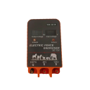 Elektrický zdroj pre ohradník s LCD displejom, výstup 12 kV a akumulácia 2,5J, oranžový napájač pre kone, kozy a hospodárske zvieratá 2