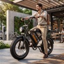 Ηλεκτρικό ποδήλατο HEADEER BK20 Fat bike Κινητήρας 250 W Μπαταρία 48 V 20 Ah Έως 50 km/h Ελαστικά 20 x 4 ίντσες Δισκόφρενα LCD οθόνη Μαύρο 5