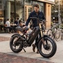 Elektrikus kerékpár EAHORA Romeo II Két motor 2500 W Akkumulátor 52 V 60 Ah Hatótávolság több mint 192 km Teljesen felfüggesztett Fat bike 20 x 4,5 4