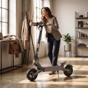 Elektrikus roller felnőtteknek iScooter iF1 Elöl és hátul rugózás Akár 45 km/h Akkumulátor 48 V 10 Ah Hatótávolság 50 km Fekete Városi és terepi 6