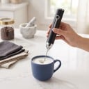Elektrikus tejhabosító és habverő 2 habverővel 3 sebesség Akkumulátor 1200 mAh USB-C töltés Rozsdamentes 304 Kávéhoz és tojásokhoz 5