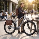 Elektrikus terepkerekpár JOOBIKE JOO2 Akkumulátor 48 V 16 Ah Shimano 7 sebesség Pneumatikák 29 x 2,25 hüvelyk Színes LCD kijelző Szürke Terepre 5