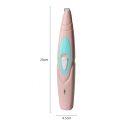 Elektrisch scheerapparaat 4,5x20 cm Oplaadbare tondeuse voor honden, katten en konijnen Haar- en pootverzorging Huisdieren USB 110-240 V tondeuse met borstel 5
