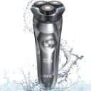 Elektrisch scheerapparaat voor mannen met batterij-indicator LCD-scherm IPX7 waterdichte baardtrimmer Slim scheerapparaat voor mannen met roterende 1