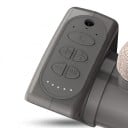 Elektrische Babyschaukel mit automatischem Schaukeln Fernbedienung Höhenverstellbar Atmungsaktive Matratze Aufbewahrungskorb 5