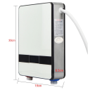 Elektrische doorstroomverwarmer 6500W 220V Compacte doorstroomverwarmer 19 x 30 x 6,5 cm Energiebesparend Keuken Badkamer 6