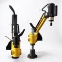 Elektrische draadsnijder M2–M8 met servomotor Universele draadsnijdende arm met kantelbare kop 600 W Bereik 1100 mm 220 V Geel Voor werkplaatsen 7