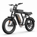 Elektrische fiets URLIFE T2 Fat bike Uitneembare batterij 48 V 15,6 Ah Shimano versnellingssystemen Kleurrijk LCD-display Schijfremmen 1