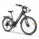 Elektrische fiets voor volwassenen Samebike RS-A01 Pro Motor 250 W Batterij 36 V 15 Ah Shimano 7 versnellingen Voorste mand en drager 1