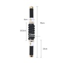 Elektrische massageroller 39 ballen 55 × 7,2 cm vibrerend 40–320 Hz dubbele handgreep lichaamsmassage lymfedrainage 4